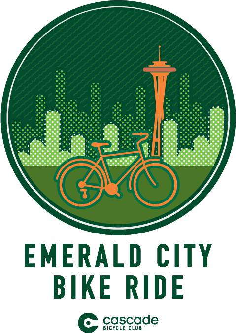 Emerald City Bike Ride Poster PNG image