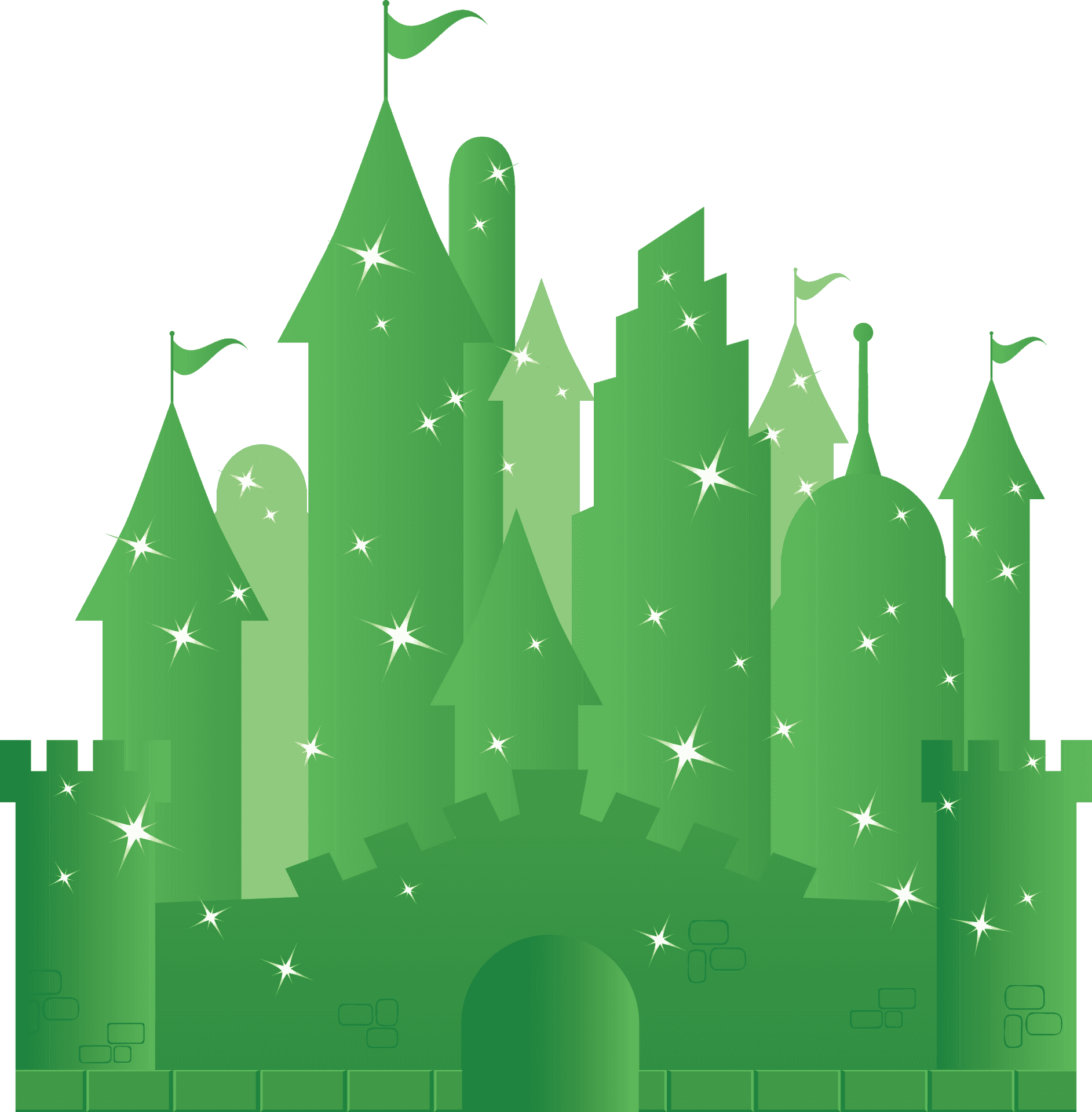 Emerald City Illustration PNG image