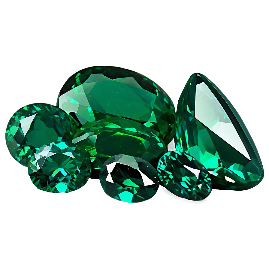 Emerald Green Gemstone Png 05062024 PNG image