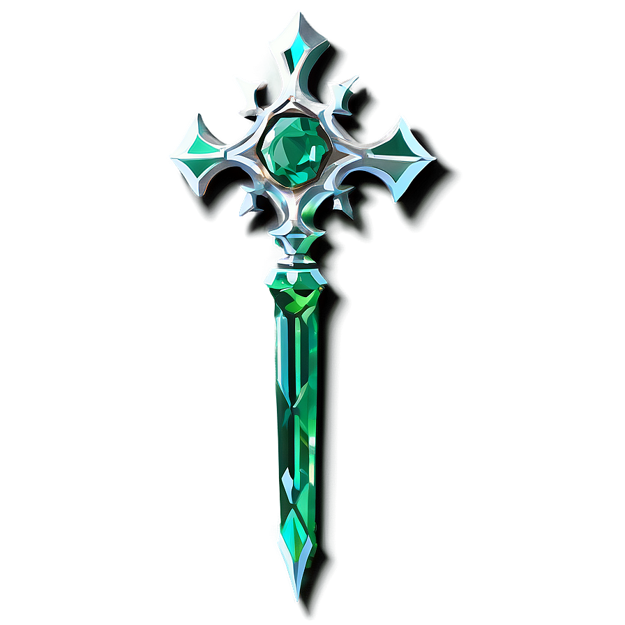 Emerald Scepter Png 06282024 PNG image