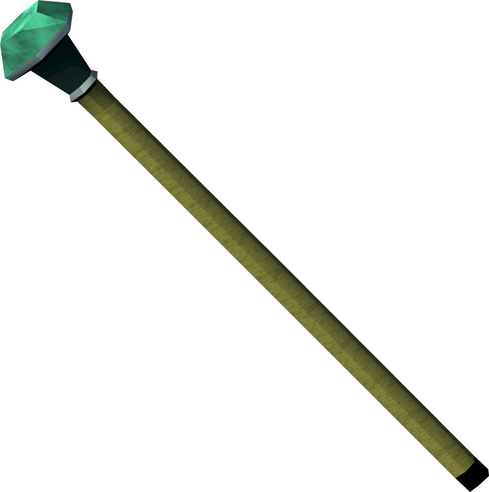 Emerald Tipped Spear3 D Render PNG image