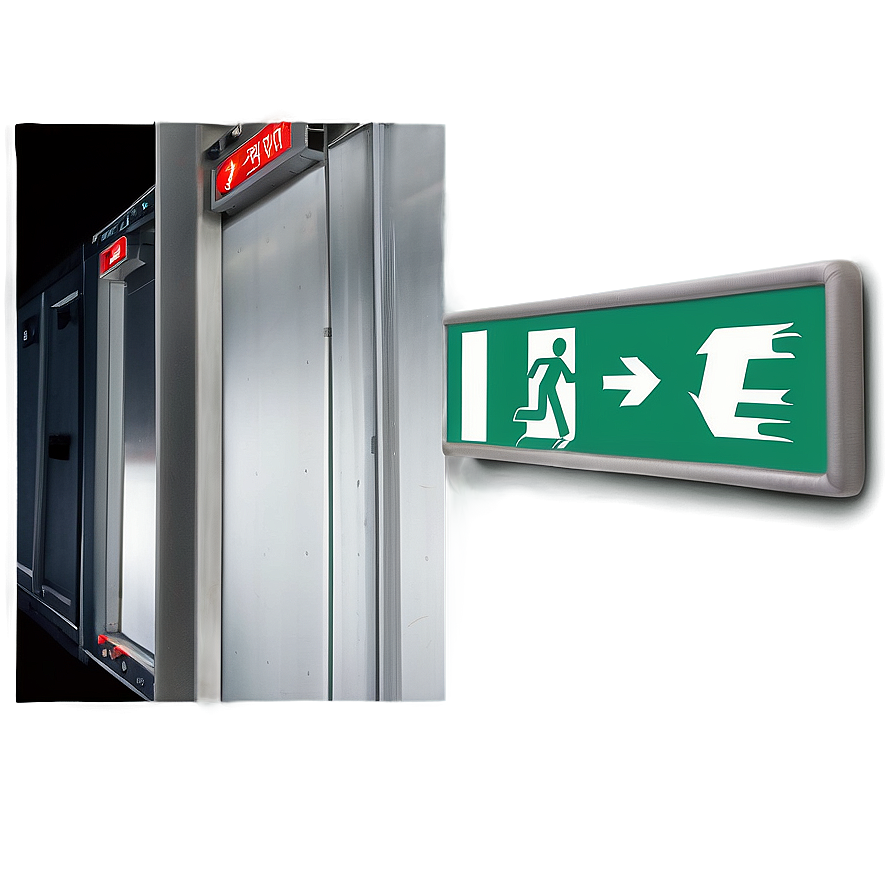 Emergency Exit Sign Png 05242024 PNG image