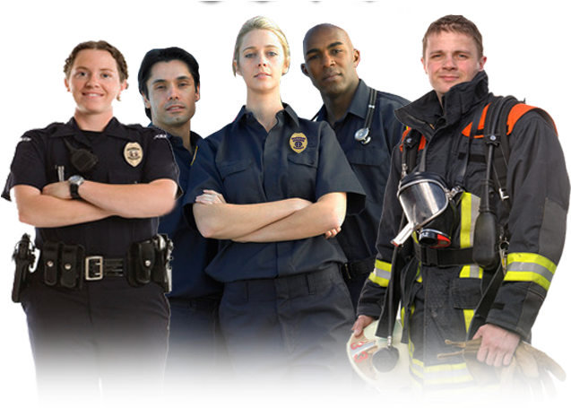 Emergency_ Services_ Team_ Pose PNG image