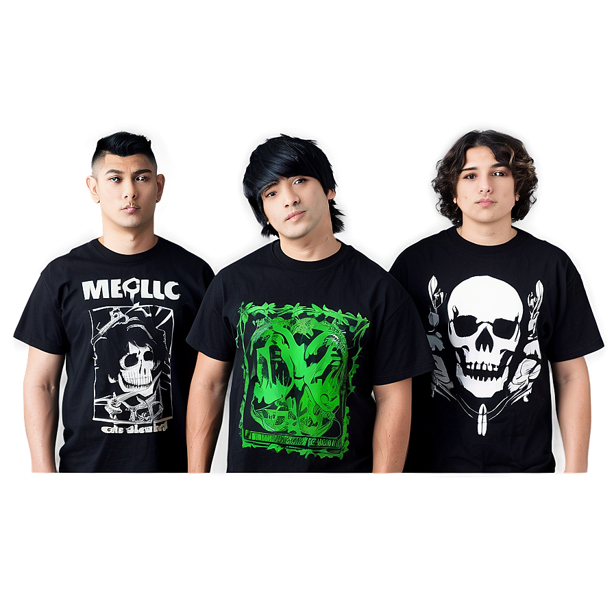 Emo Band Shirt Png Ppb PNG image