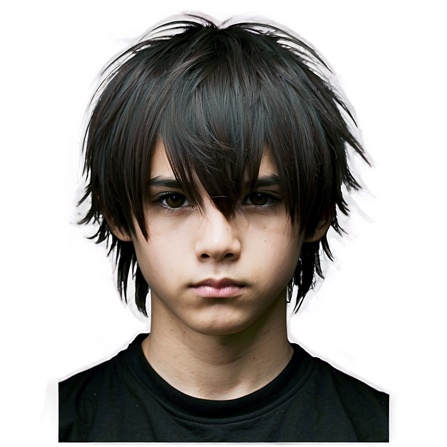 Emo Boy Hair Png 75 PNG image