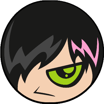 Emo Cartoon Character Avatar PNG image