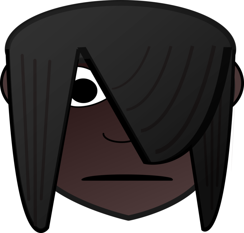 Emo Cartoon Character Expression PNG image
