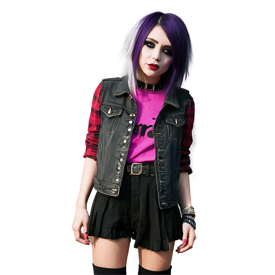 Emo Fashion Outfit Png 05212024 PNG image