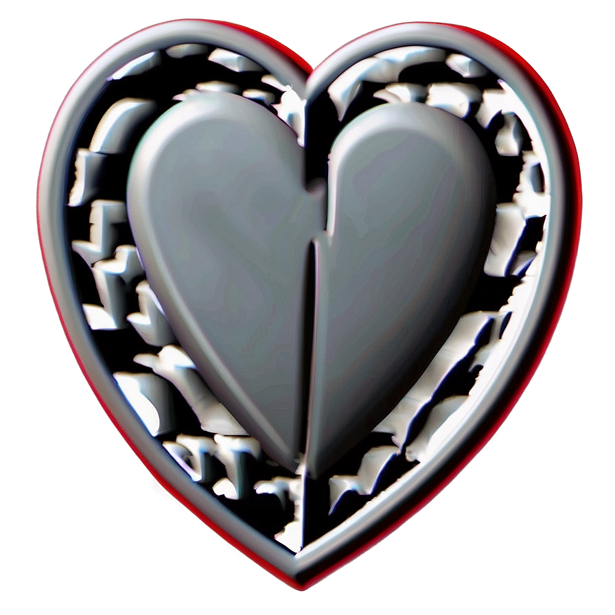 Emo Heart Symbol Png 05212024 PNG image