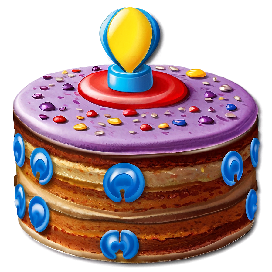 Emoji Birthday Cake Png Pkb42 PNG image