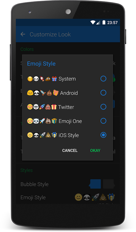 Emoji Selection Screen Smartphone PNG image