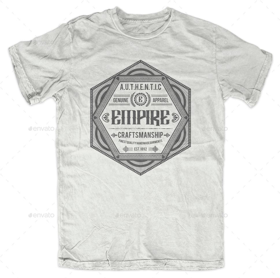 Empire Craftsmanship T Shirt Template PNG image