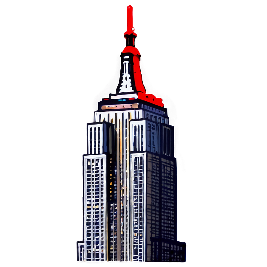 Empire State Building New York Png 06122024 PNG image