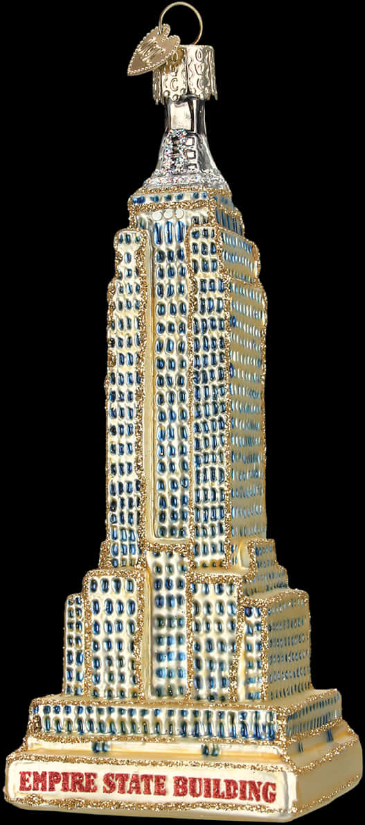 Empire State Building Ornament PNG image