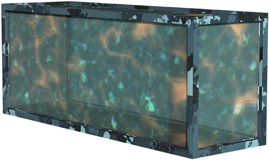 Empty Aquarium3 D Render PNG image