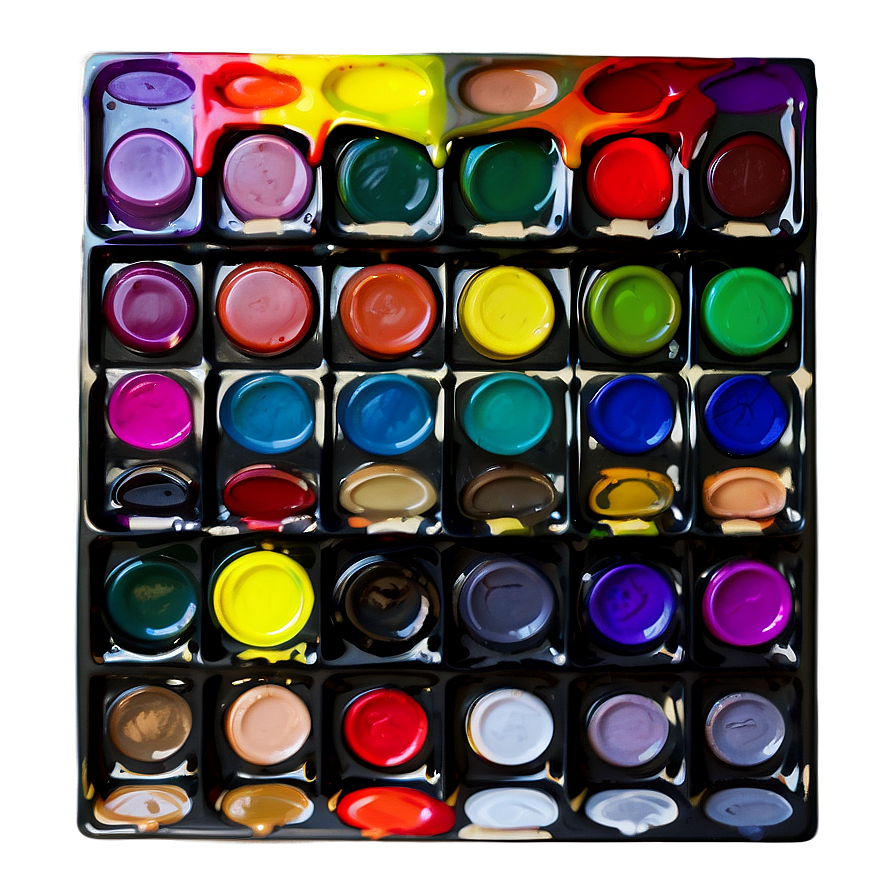 Empty Art Palette Png 06212024 PNG image