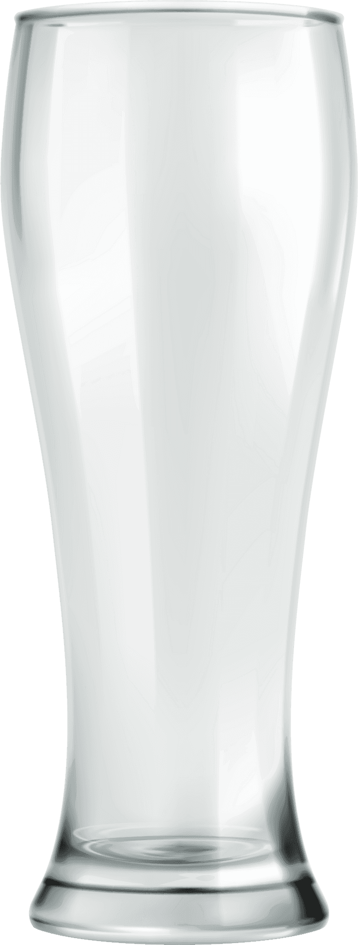 Empty Beer Glass PNG image