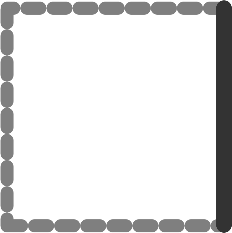 Empty Black Border Frame PNG image