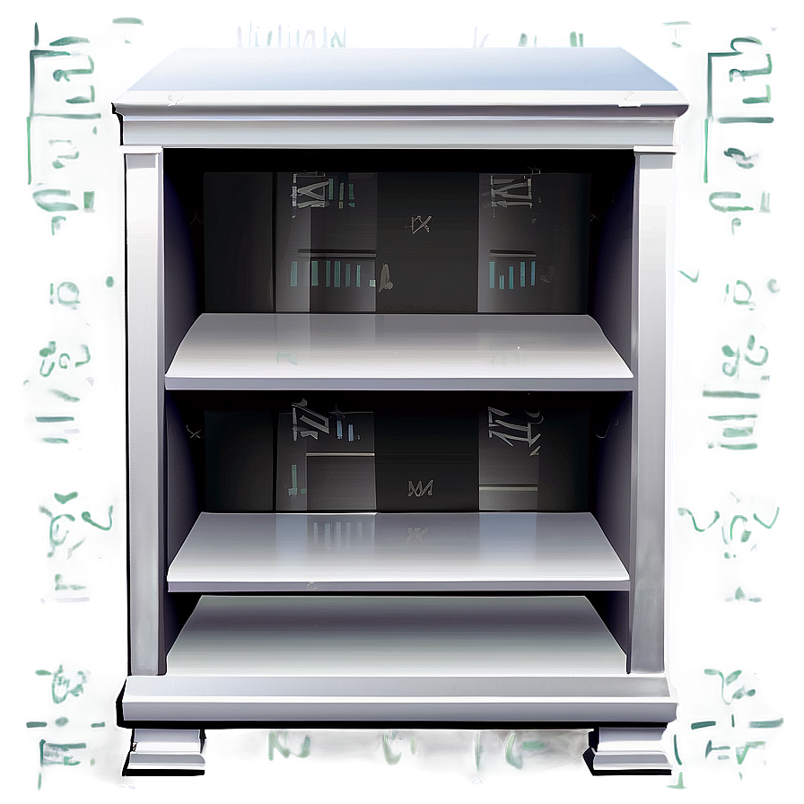 Empty Bookshelf Vector Png Cji16 PNG image