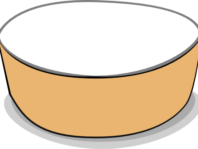 Empty Cartoon Bowl Illustration PNG image