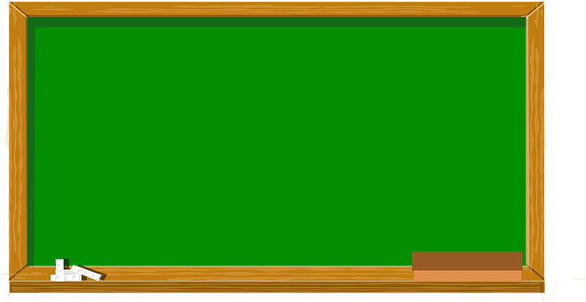 Empty Classroom Chalkboard PNG image