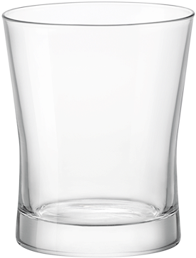 Empty Clear Water Glass PNG image