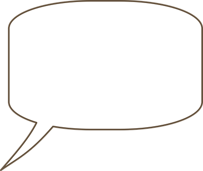 Empty Comic Speech Bubble PNG image