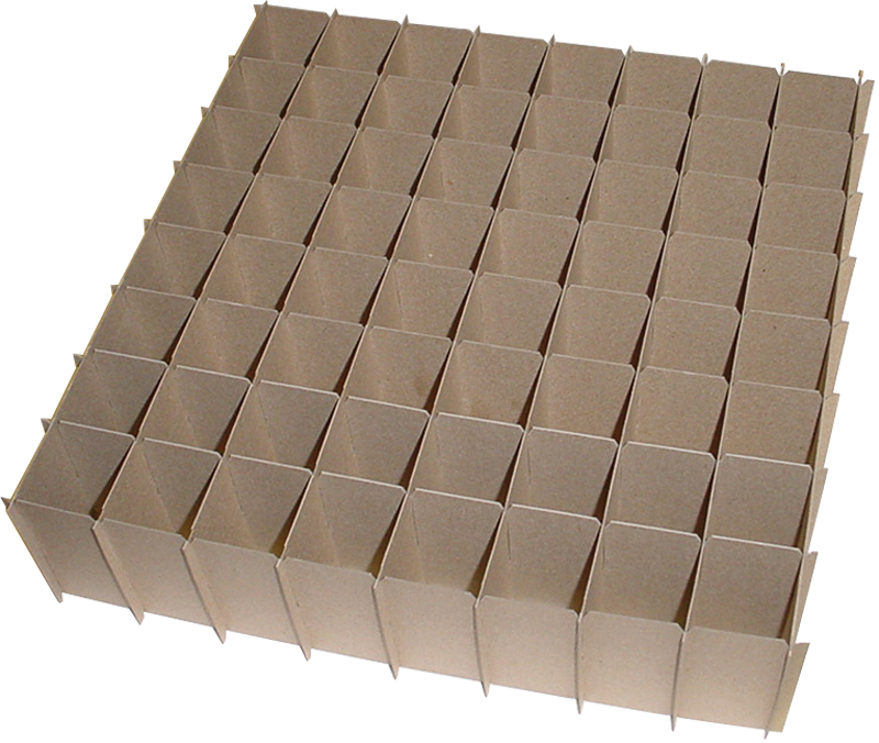 Empty Egg Carton Grid Structure PNG image