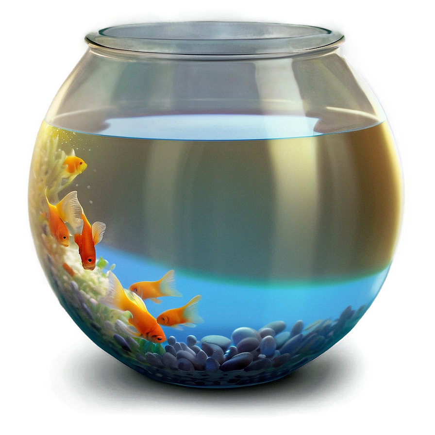 Empty Fishbowl Png 06212024 PNG image