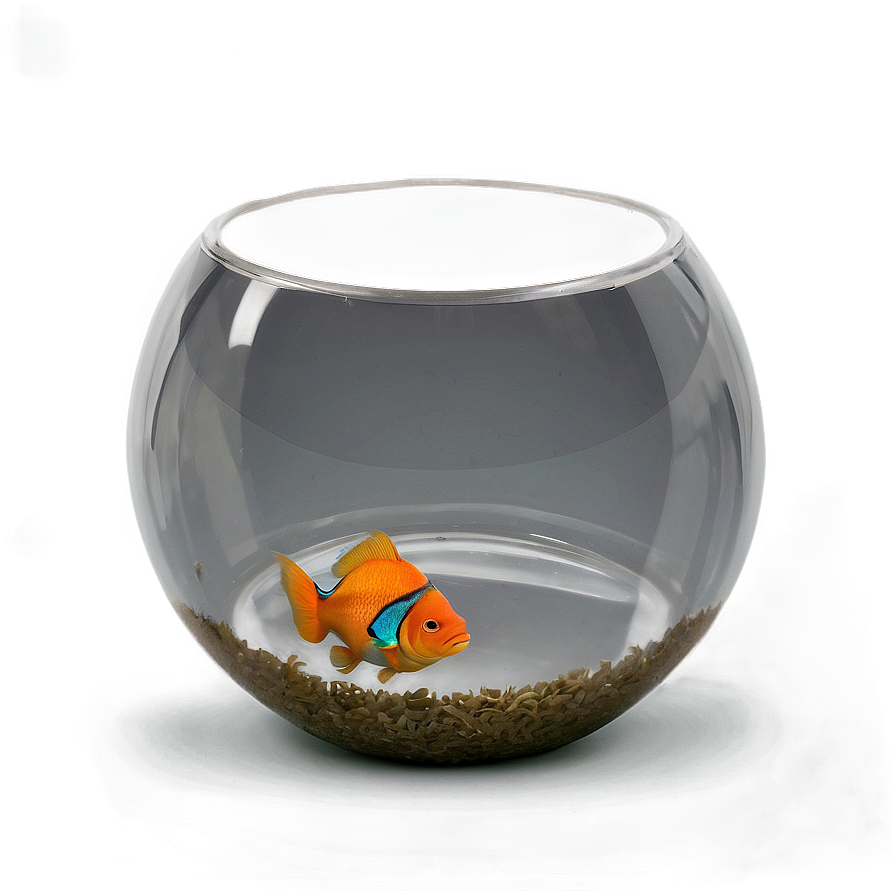 Empty Fishbowl Png 06212024 PNG image