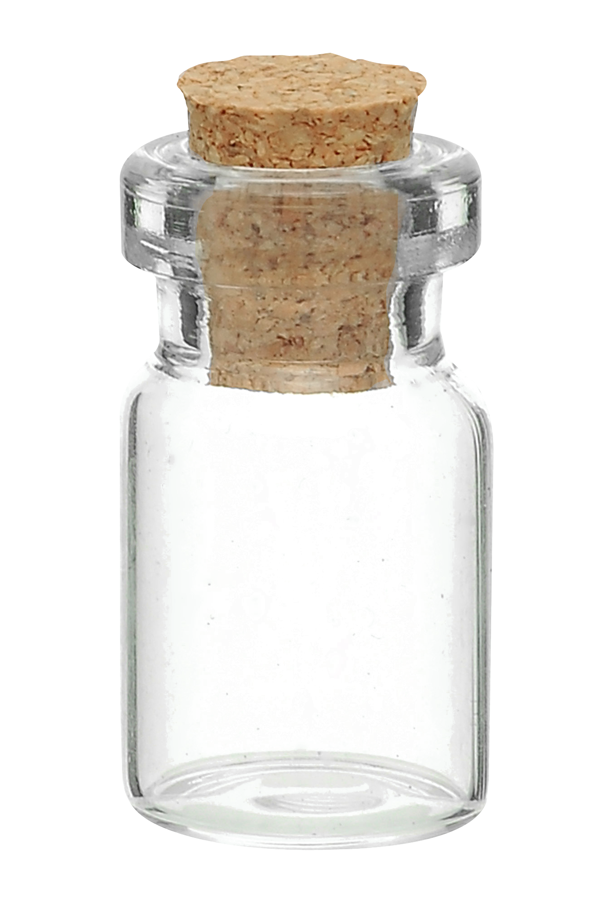 Empty Glass Bottlewith Cork Top PNG image