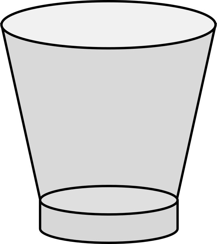 Empty Glass Outline PNG image