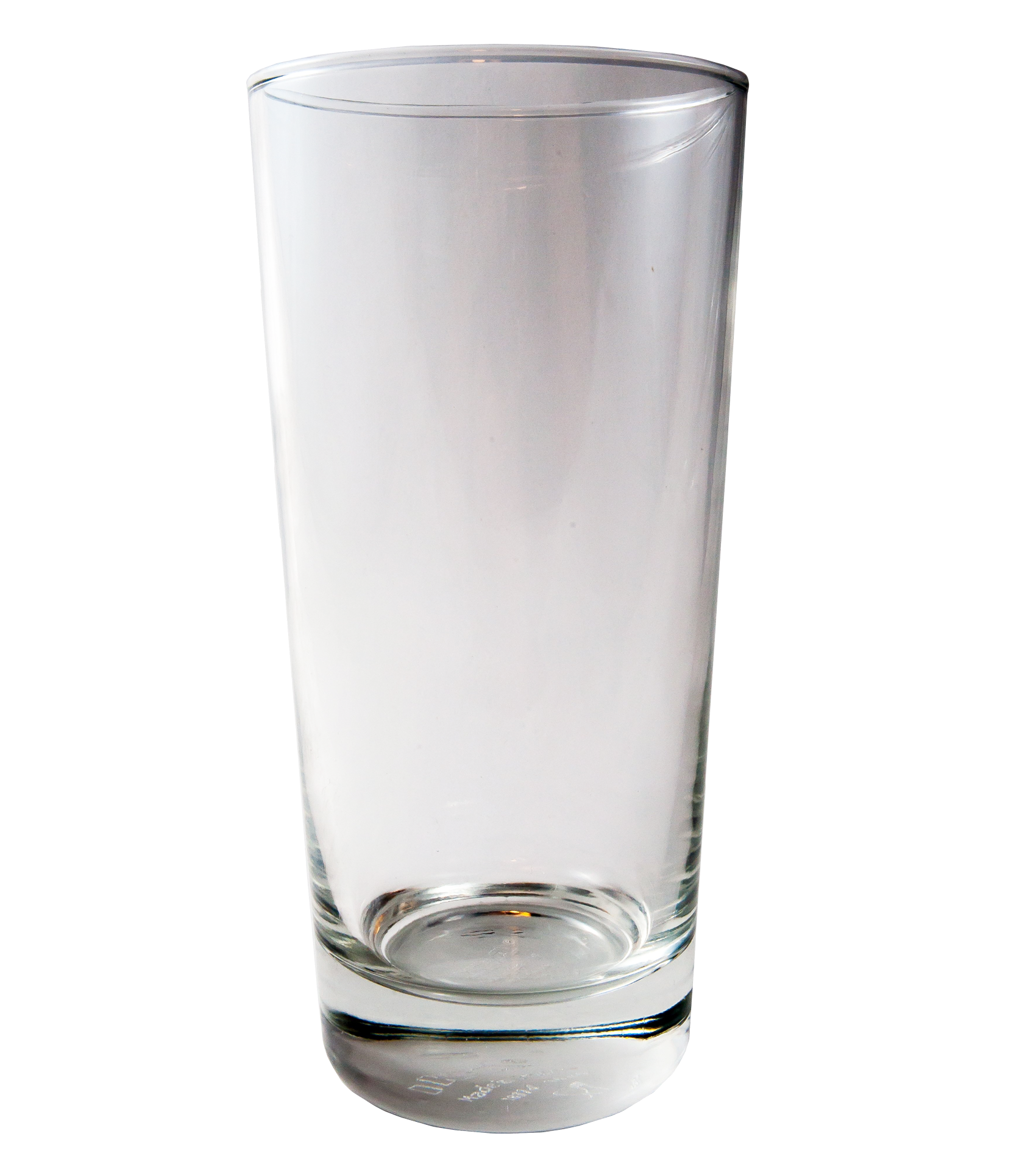 Empty Glass Tumbler PNG image