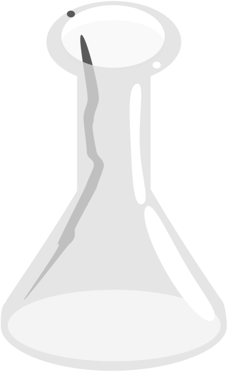 Empty Laboratory Flask PNG image