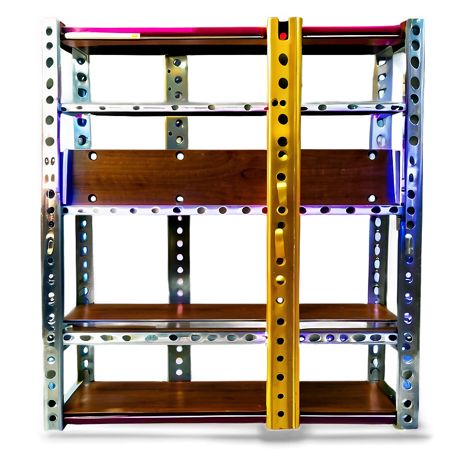 Empty Metal Bookshelf Png 48 PNG image