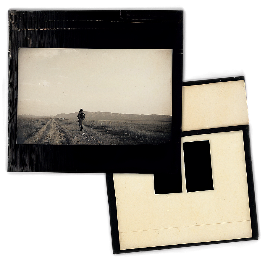 Empty Polaroid Film Mockup Png 06202024 PNG image