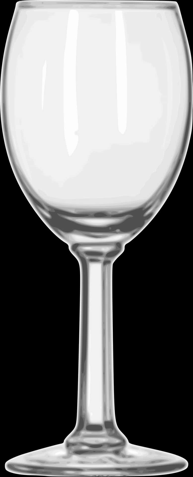 Empty Wine Glass Transparent Background PNG image