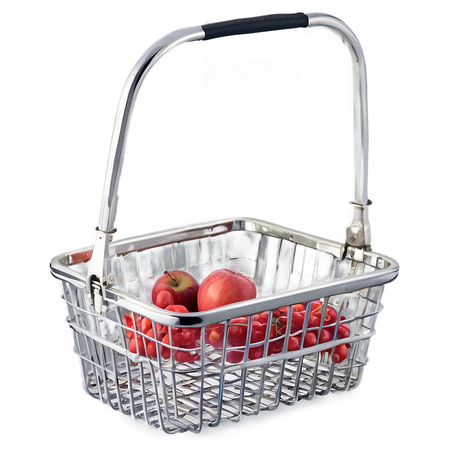 Empty Wire Shopping Basket Png 06272024 PNG image