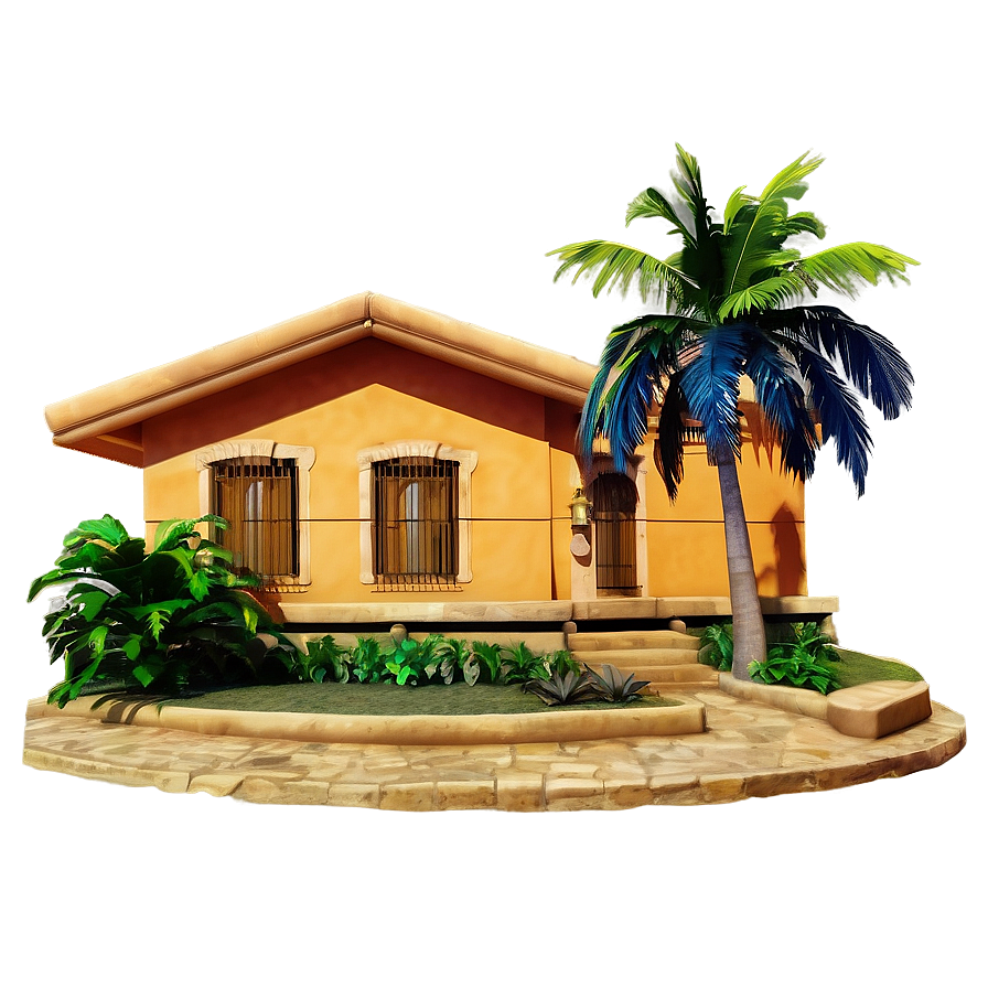 Encanto House Night Scene Png Rdu PNG image