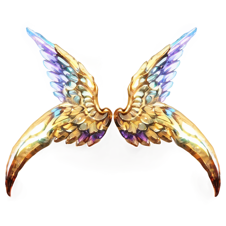 Enchanted Angel Wings Rendering Png Mfe43 PNG image