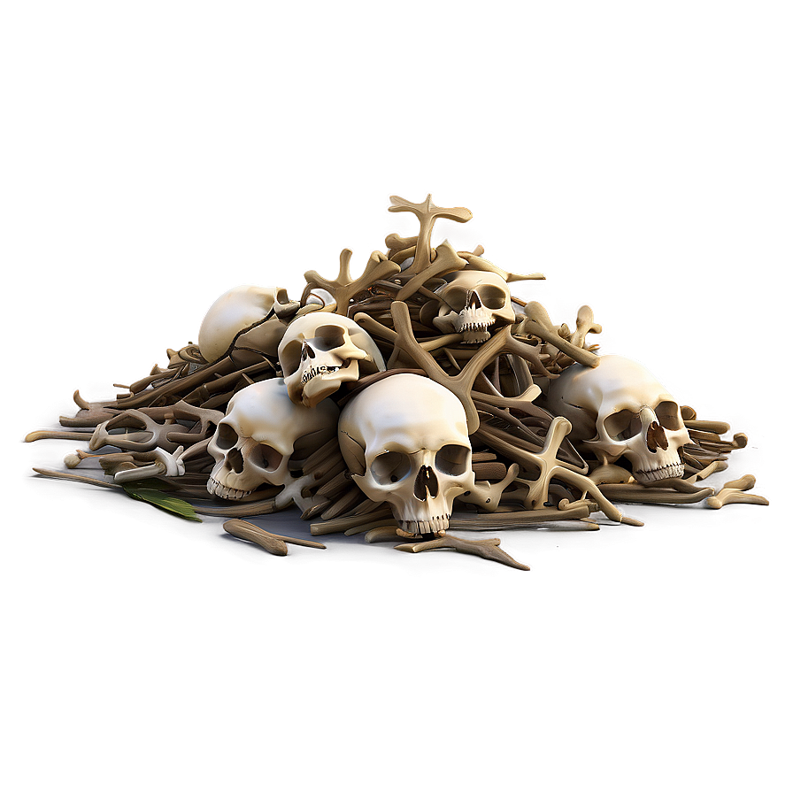 Enchanted Bones Heap Png 06132024 PNG image