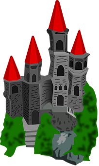 Enchanted Castle Illustration PNG image