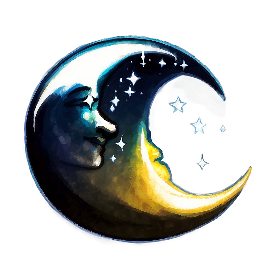 Enchanted Crescent Moon Png 93 PNG image