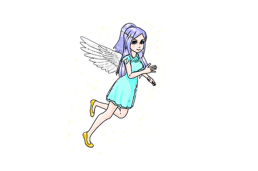 Enchanted Fairy Night Sky PNG image