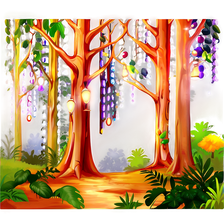 Enchanted Forest Background Clipart Png Egh4 PNG image