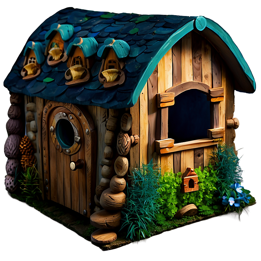 Enchanted Forest Bear House Png 76 PNG image