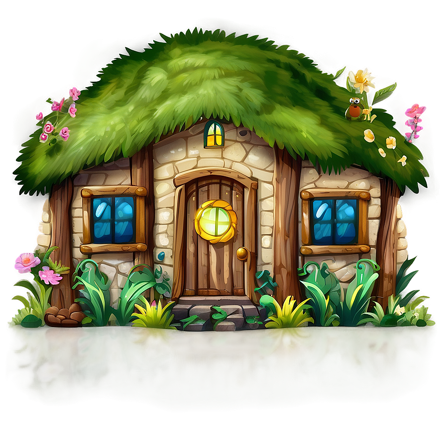 Enchanted Forest Bear House Png Ody PNG image