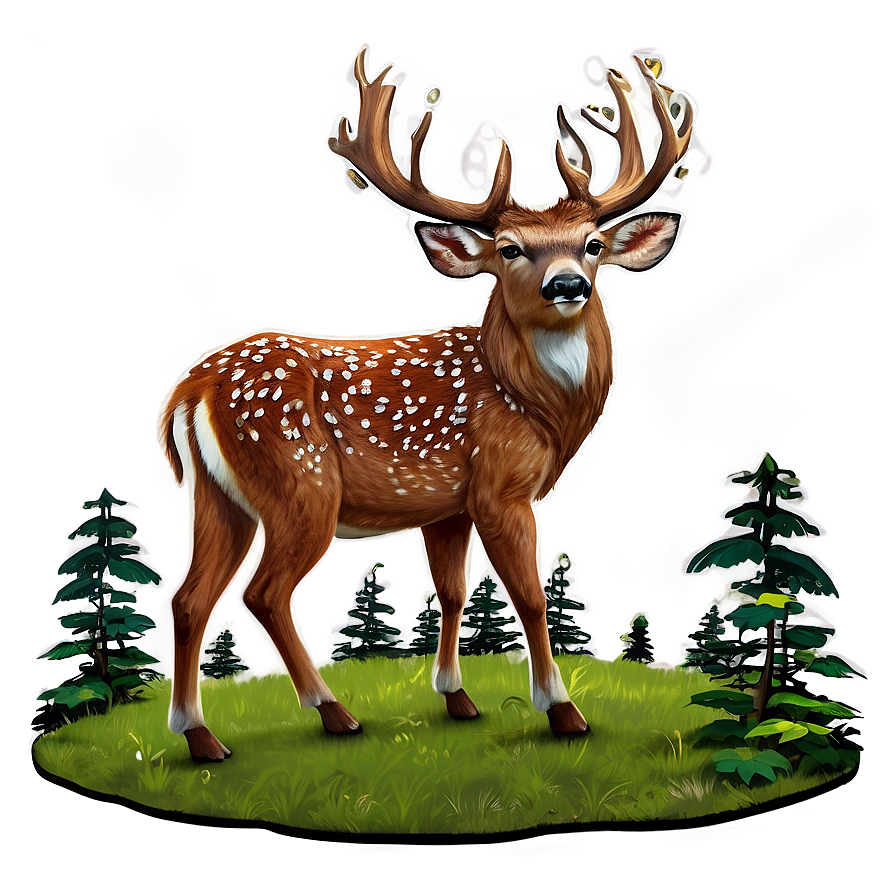 Enchanted Forest Buck Png Jxp PNG image