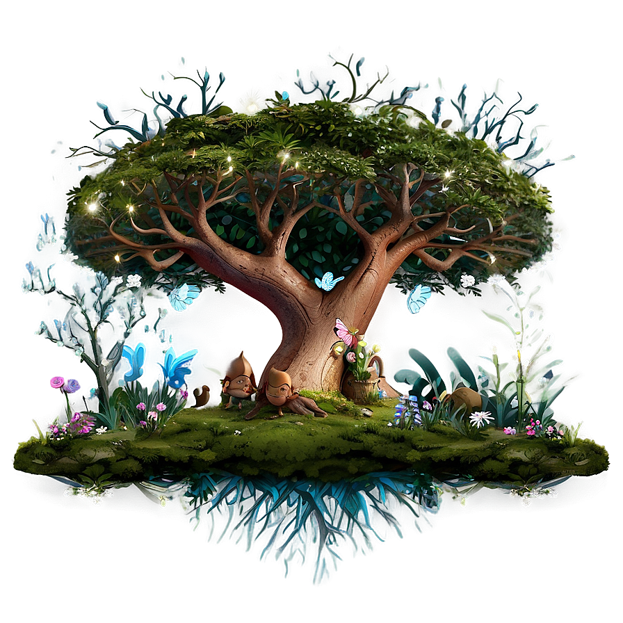 Enchanted Forest Fairytale Png Xnj PNG image