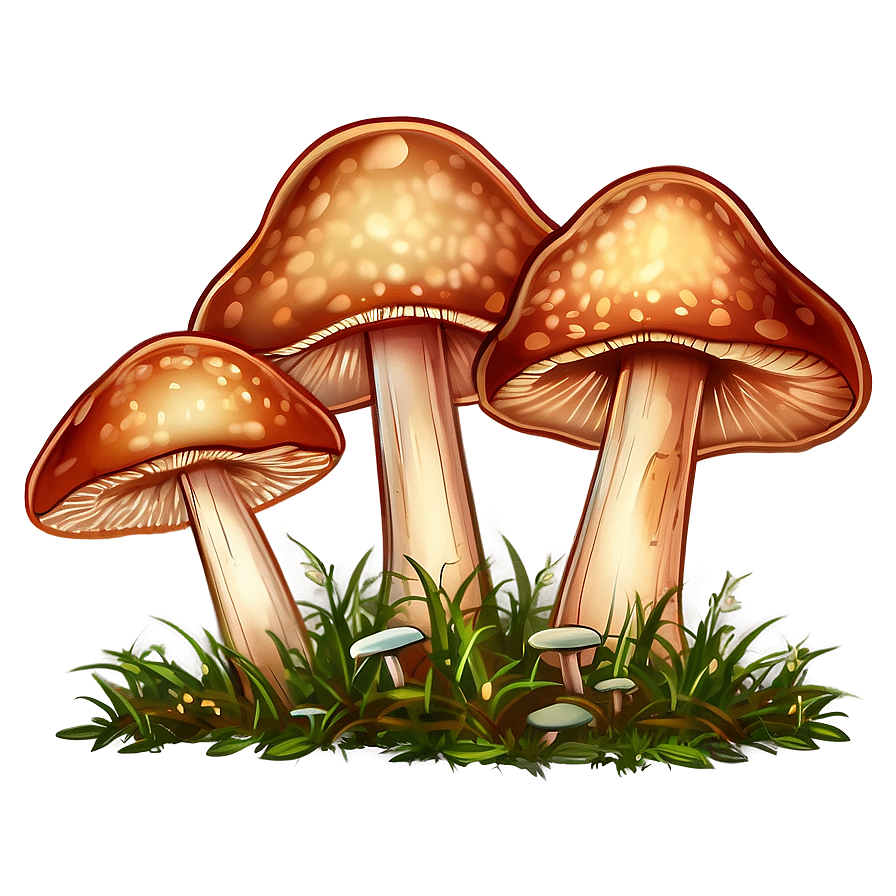 Enchanted Forest Fungi Png Dau22 PNG image